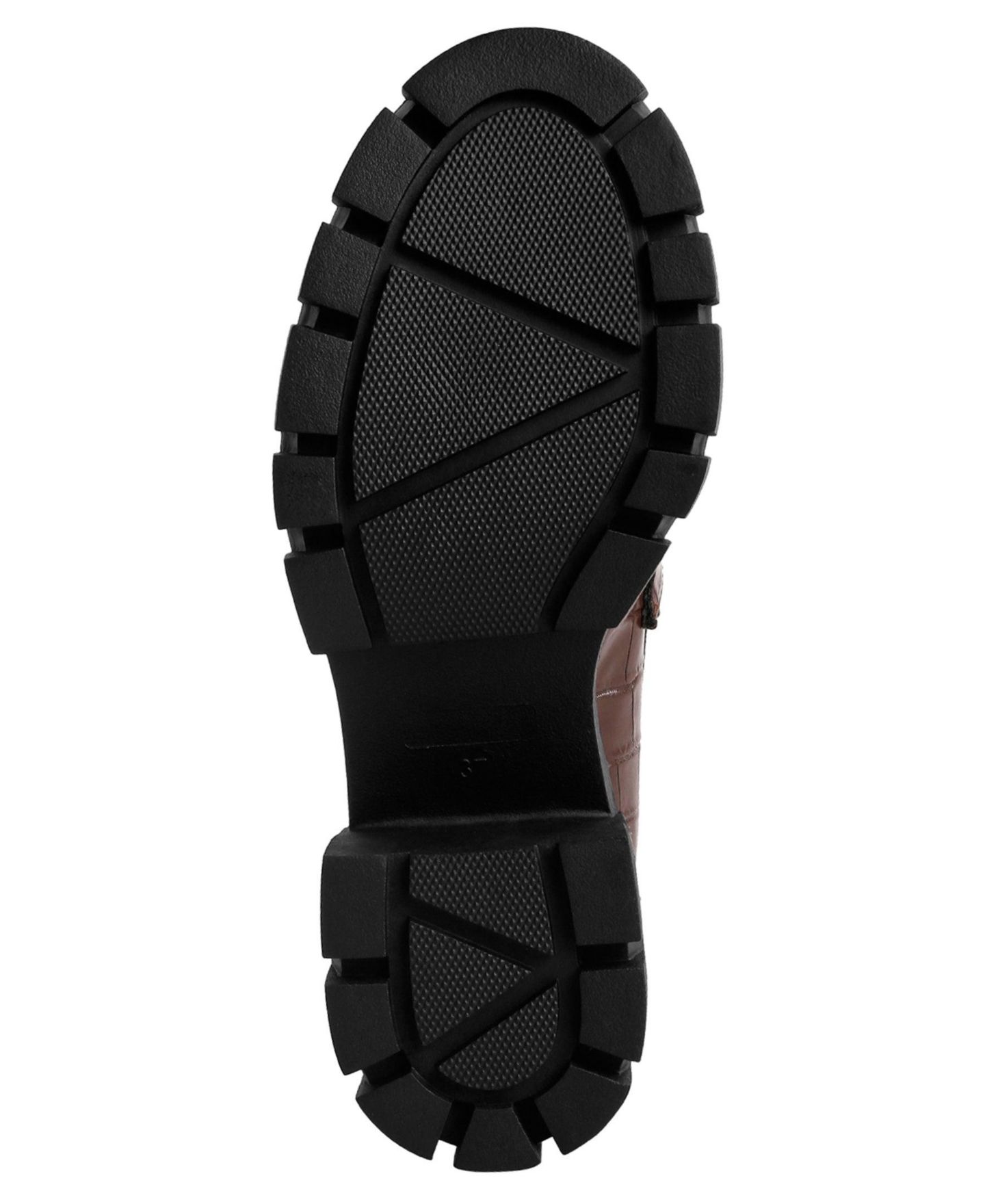 Женские туфли London Rag Women benz chunky block heel, цвет: Коричневая искусственная кожа — фото 8