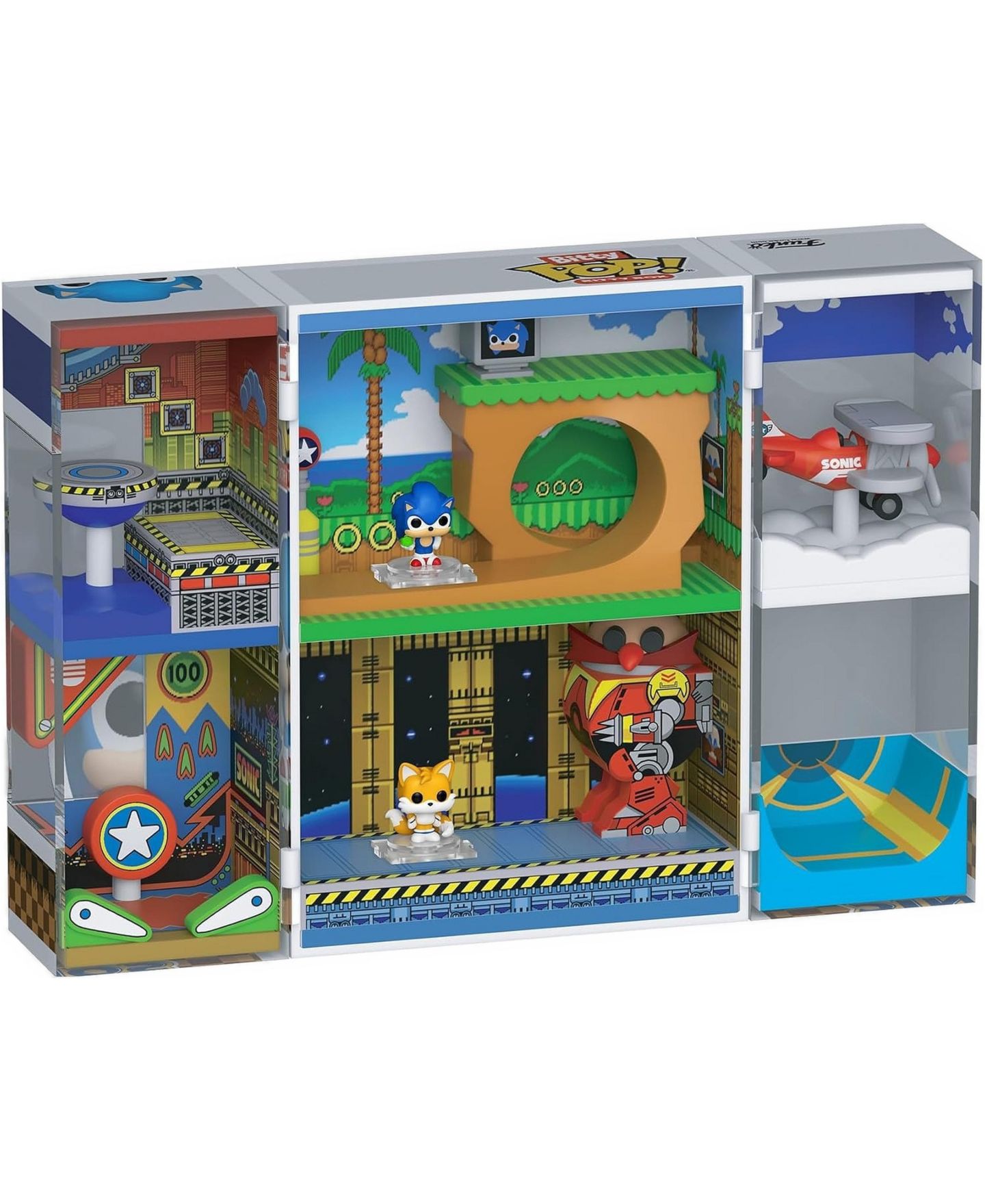 Детские фигурки Funko Pop! Bitty Boxes Sonic the Hedgehog Sonic 2 Diorama, 2-Piece Set, от 3 лет — фото 2