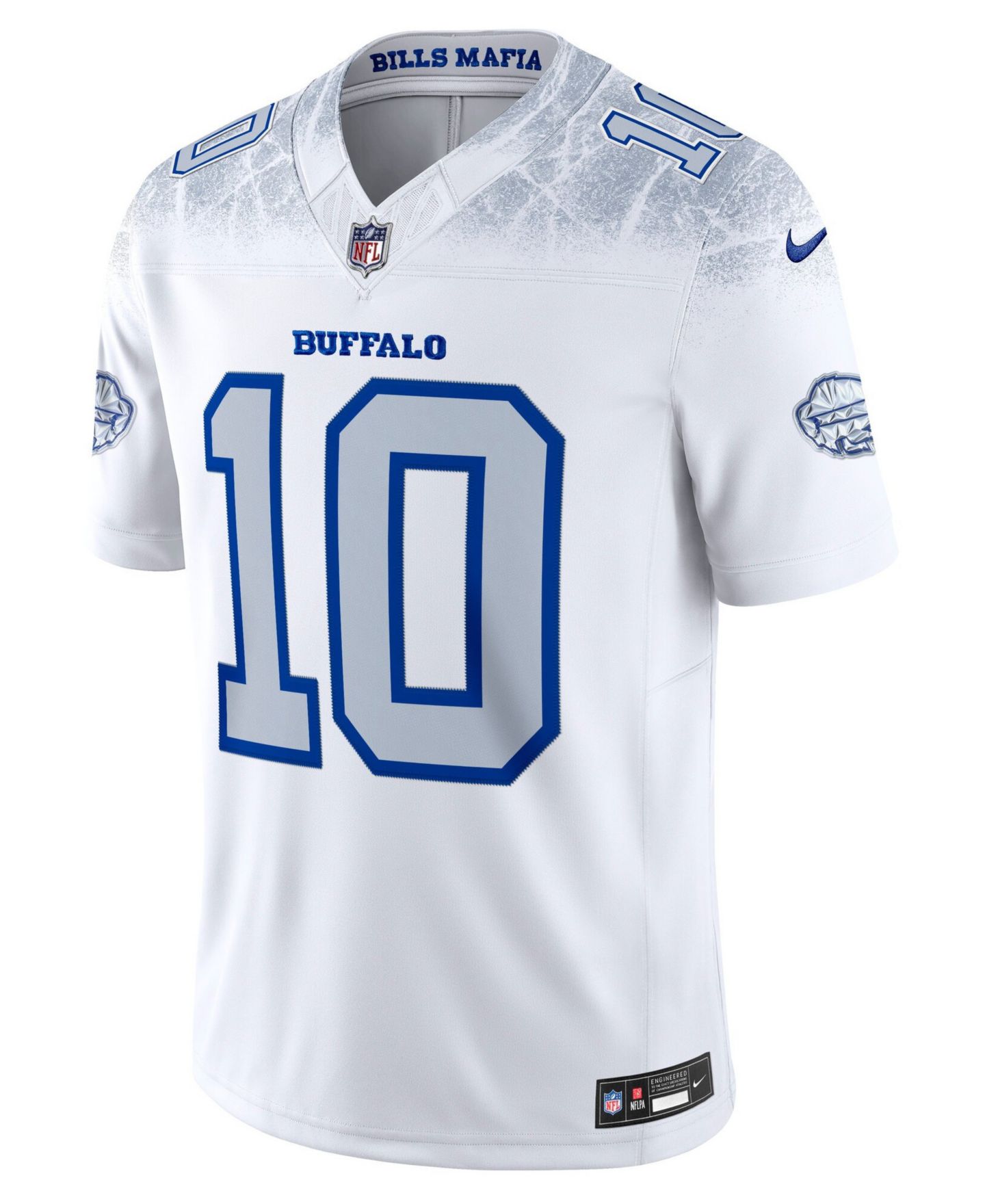Мужской топ Nike Khalil Shakir White Buffalo Bills Rivalries Collection Stitched Limited Jersey — фото 2