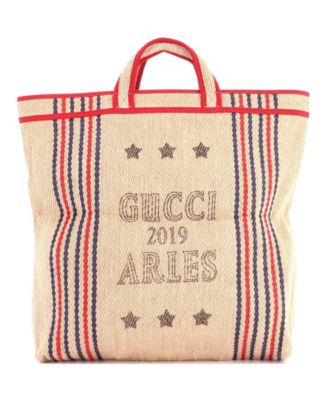 Disney Three Little Pigs Open Tote Raffia with Applique