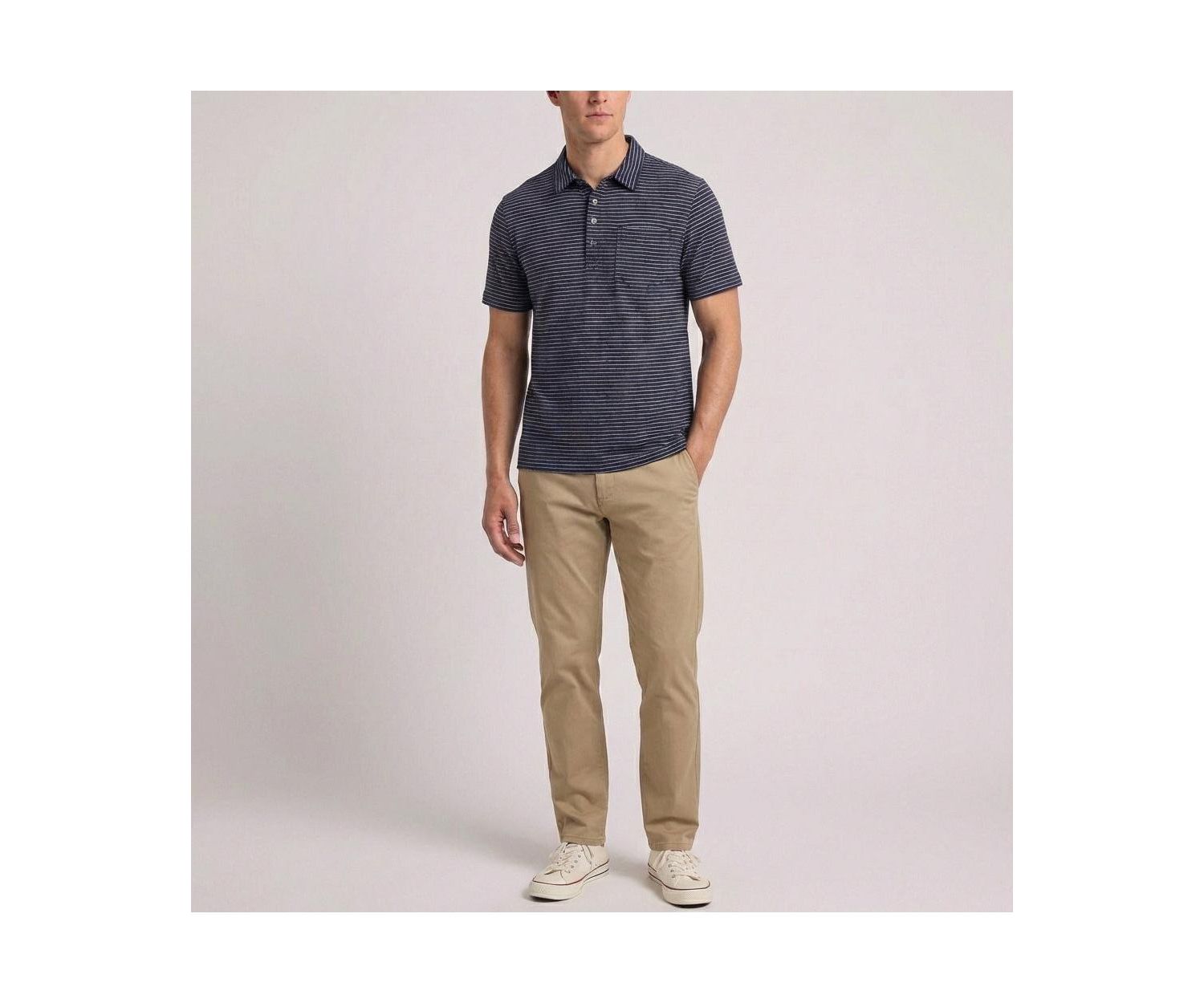 Men's Michael Stripe Polo