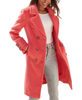 Women's Double-Breasted Lapel Fully Lined Coat