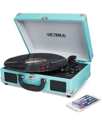 Solid Suitcase Bluetooth Record Player