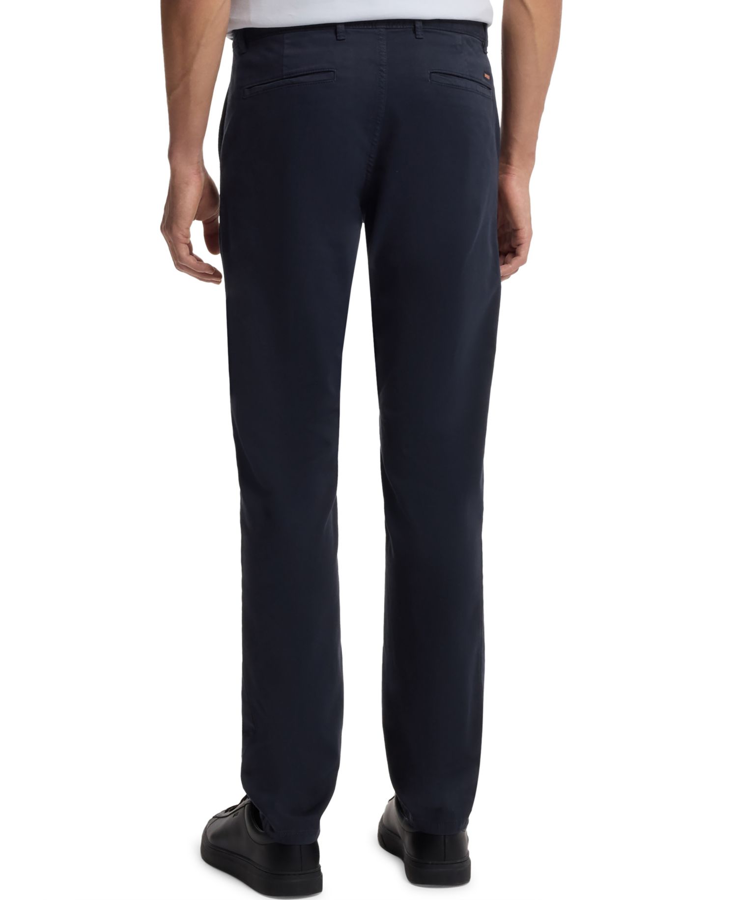 Men's Stretch-Cotton Satin Slim-Fit Chinos