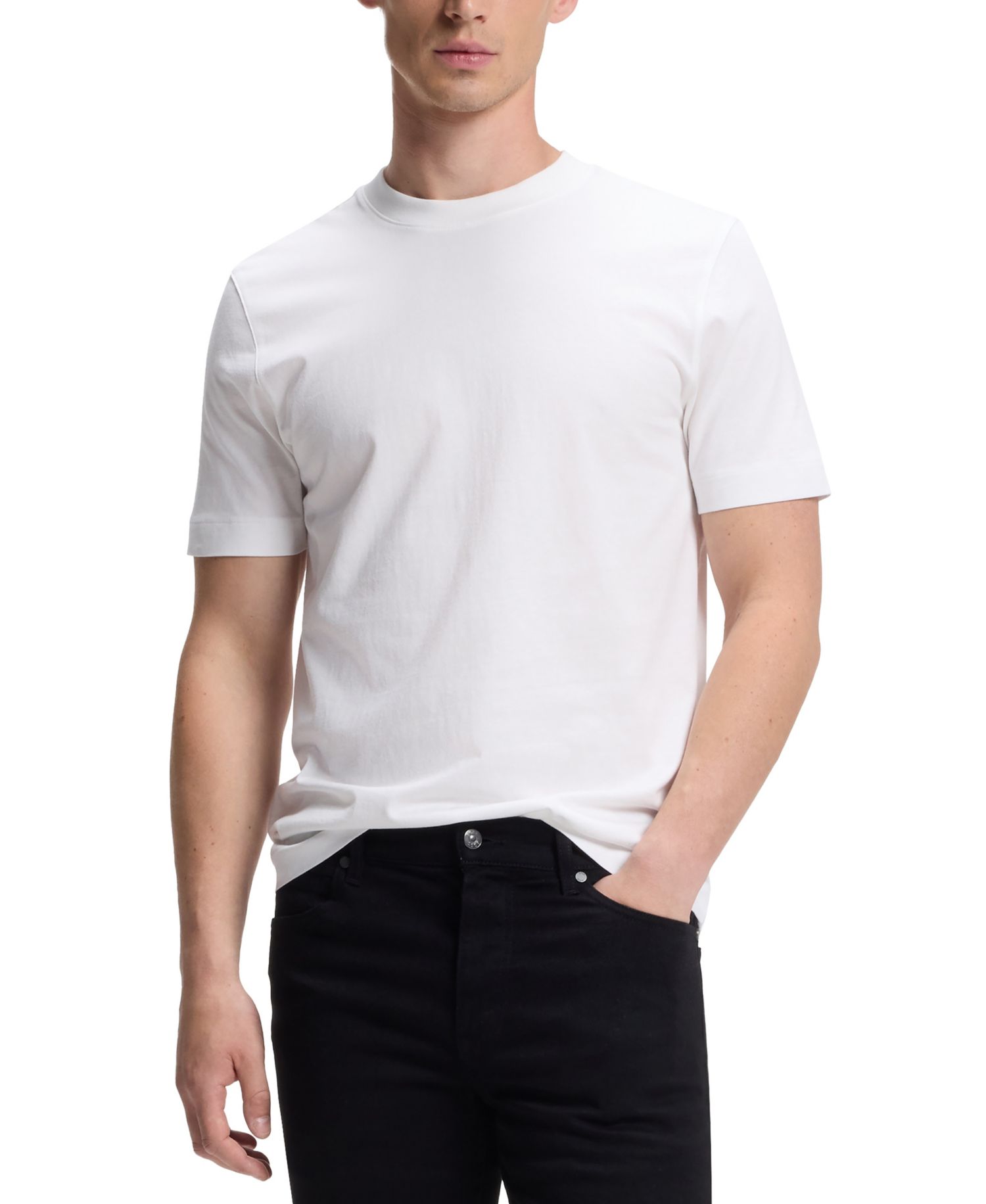 Men's Thompson 02 Cotton Jersey Regular-Fit Crew Neck T-Shirt