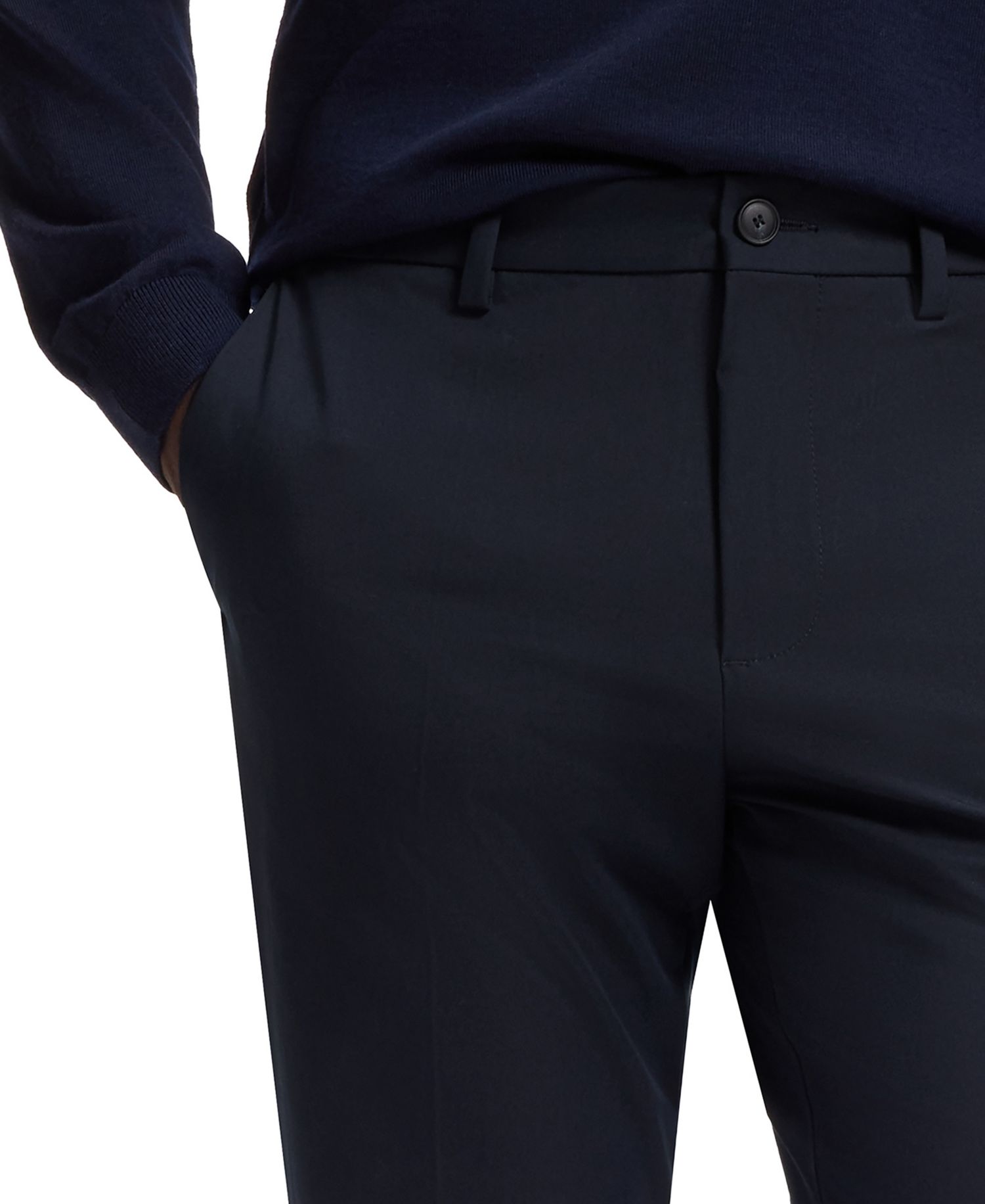 BOSS by Men's Four-Way Stretch Fabric Slim-Fit Trousers