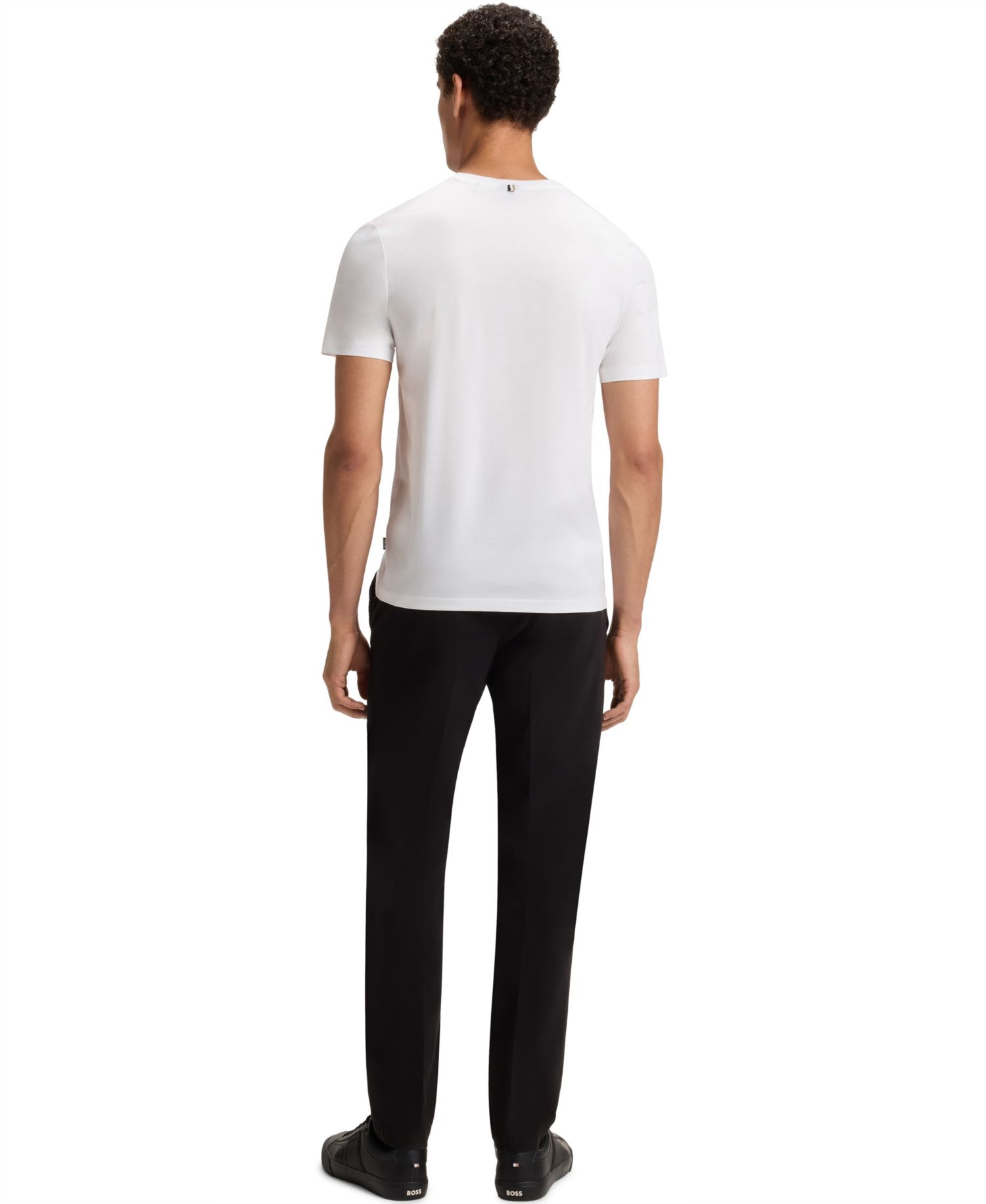 Men's Slim-Fit Mercerized-Cotton T-shirt