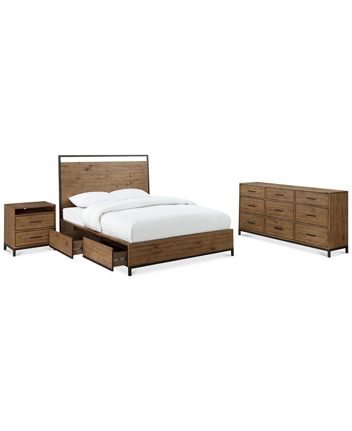 3 Pc Set California King Bed Dresser, California King Platform Bed Set