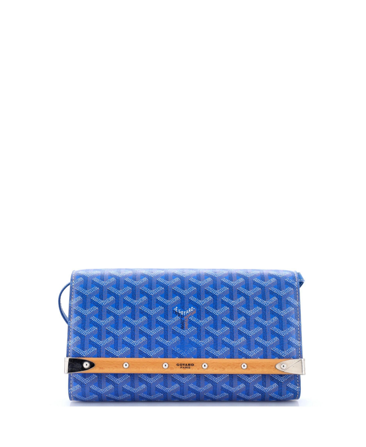 Pre-Owned Goyard Monte Carlo Coated Canvas Crossbody Clutch