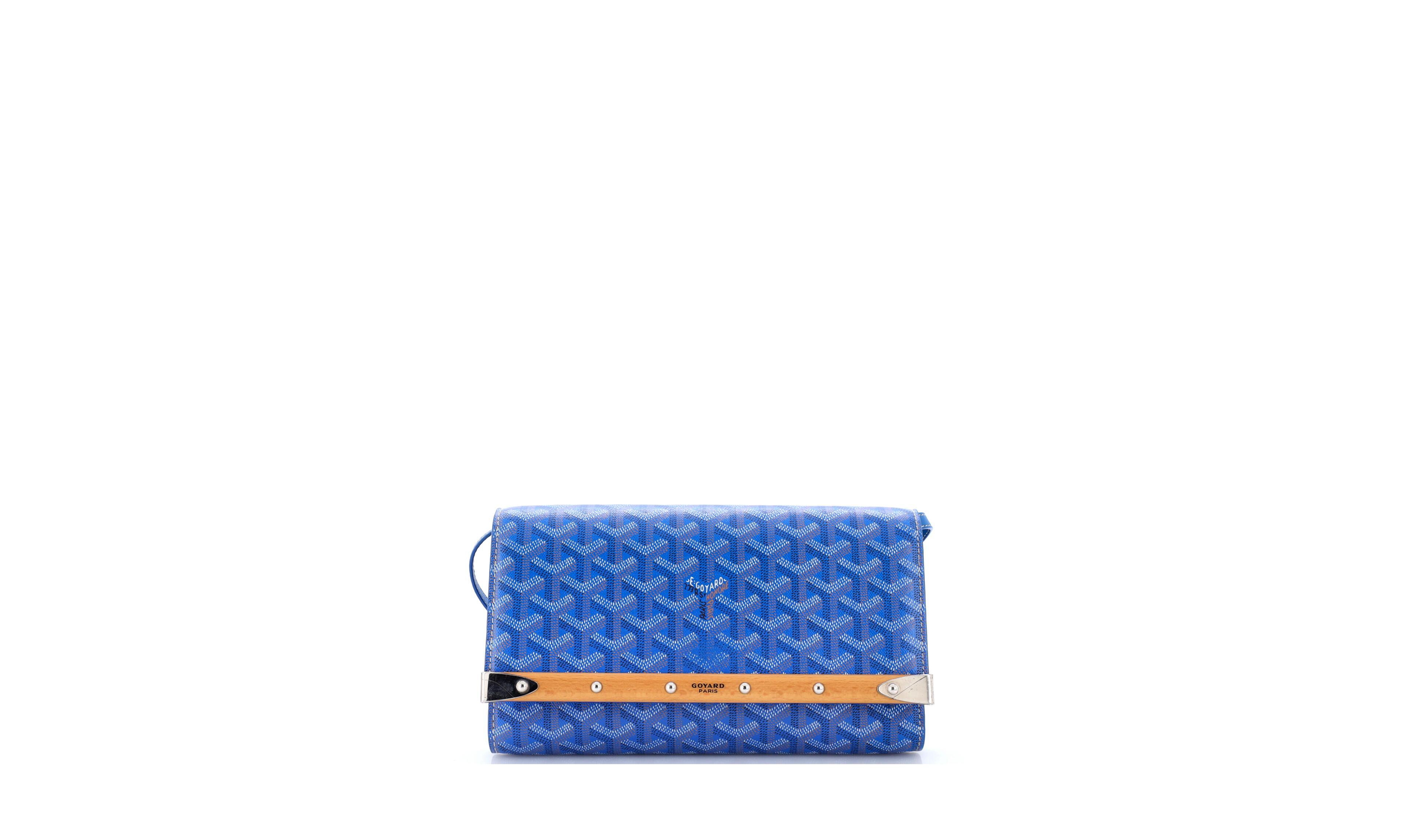 Pre-Owned Goyard Monte Carlo Coated Canvas Crossbody Clutch