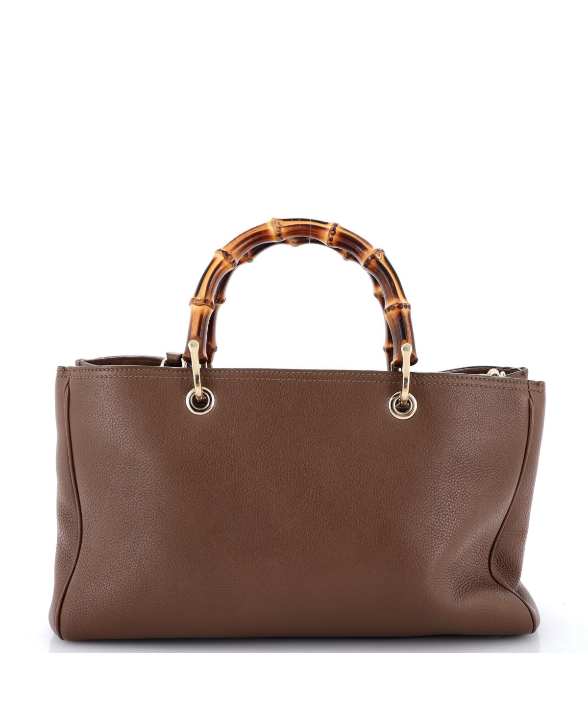 Pre-Owned Gucci Medium Bamboo Shopper Tote Leather - Brown