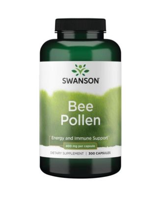 Bee Pollen Antioxidant and Immune Support, 400 mg, 300 Capsules
