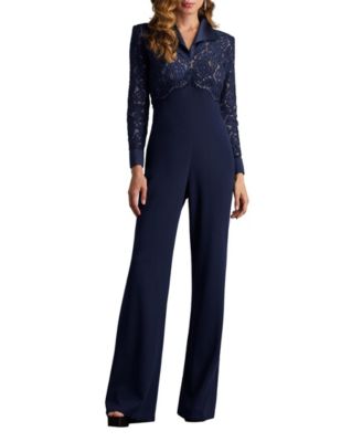 Women's Deacon Collar Jumpsuit