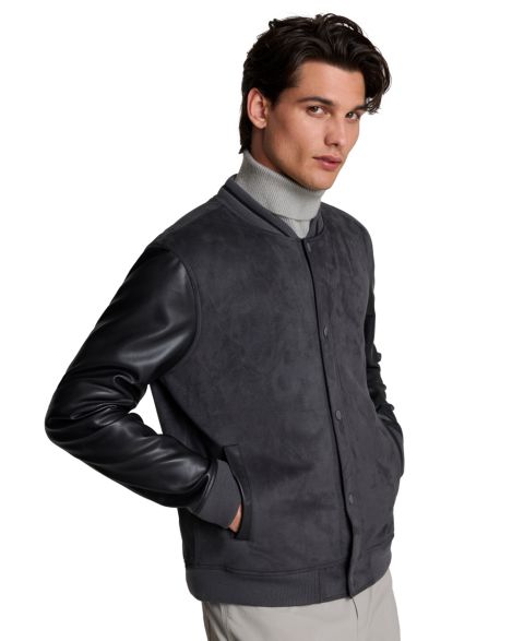 Мужская куртка Kenneth Cole Bomber Classic-Fit, цвет: Угольный
