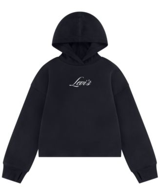 Girls' 7-16 Ribbed Long-Sleeve Hoodie