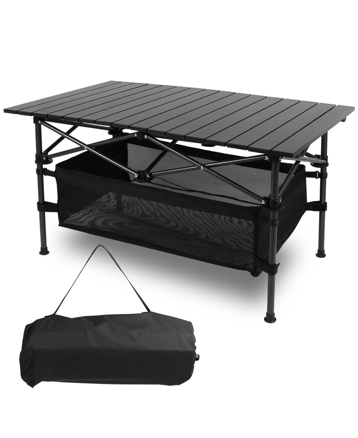 Sevorley Outdoor Table, Folding Design, Carry Bag for Camping