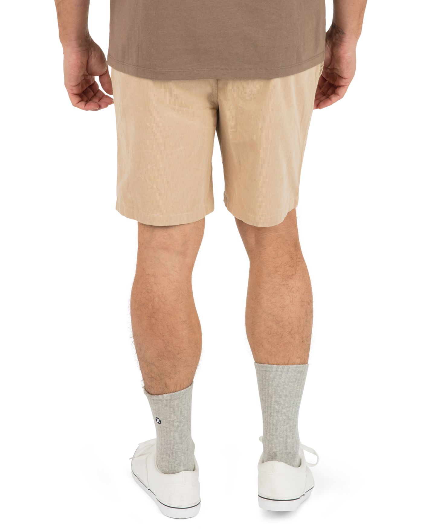 Мужские шорты Hurley Baja Cord Volley Elastic Waistband Shorts, 8" Inseam, цвет: Ореховый — фото 5