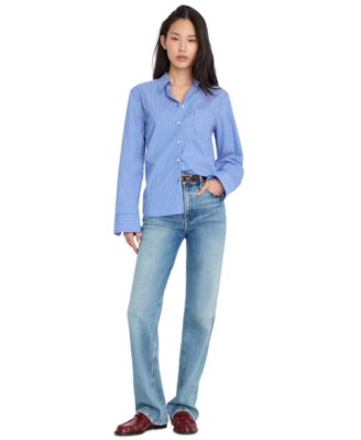 Women's Straight High-Rise-Jeans