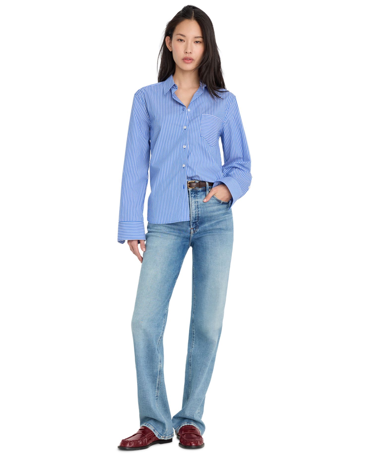 Women's Straight High-Rise-Jeans