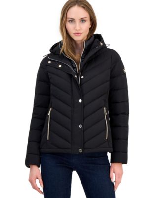 Women's Hooded Bibbed Packable Puffer Coat