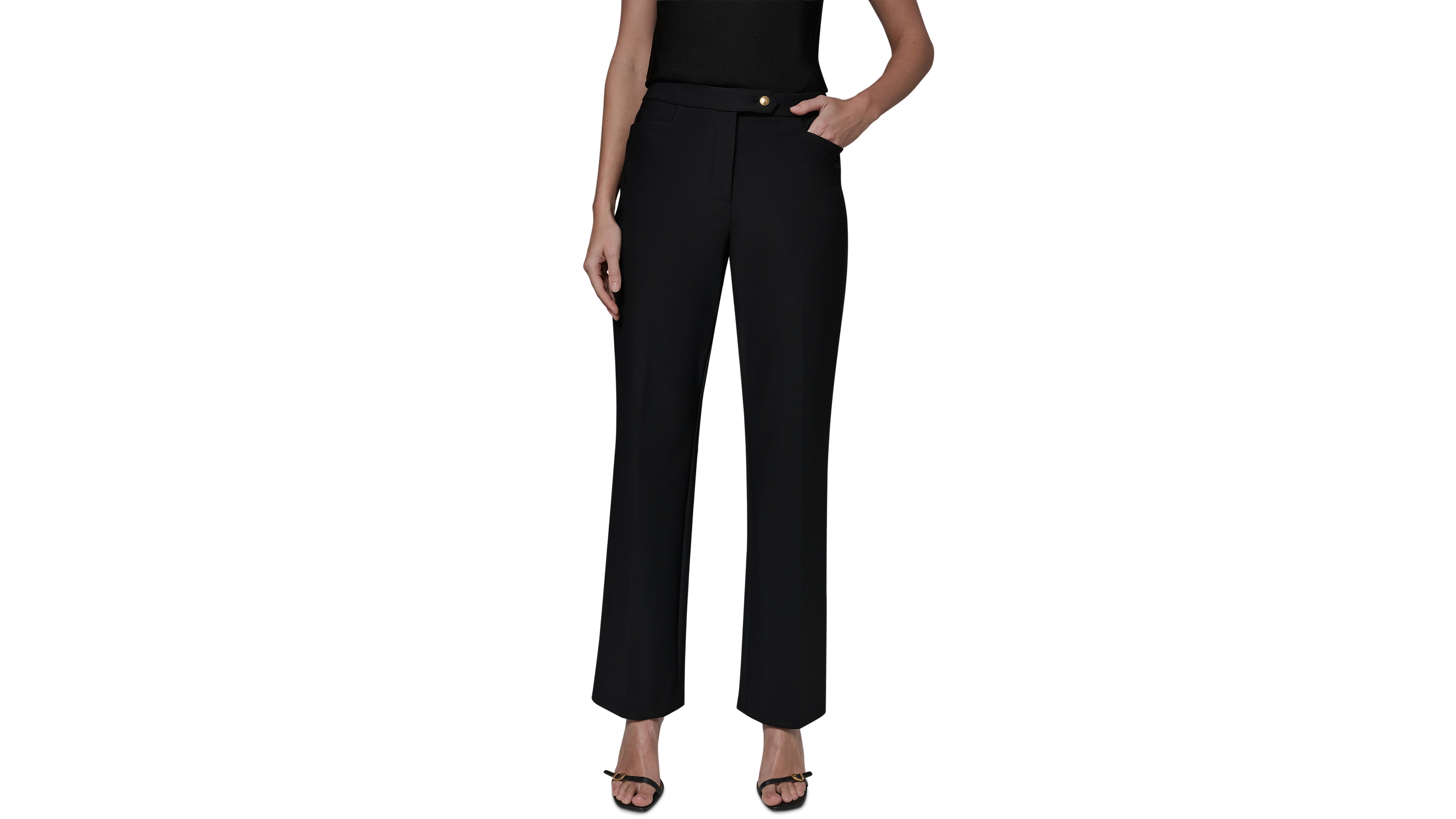 Donna Karan New York Women's Mid Rise Pants