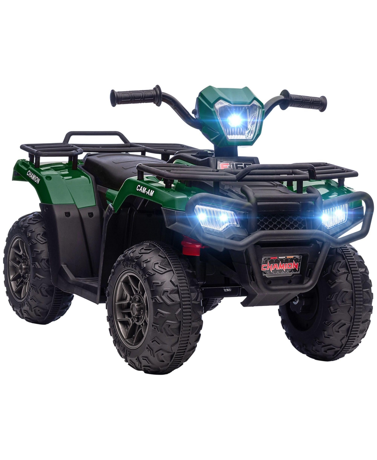 Sevorley Kids Ride-On Atv with Headlights and Music, 12V, Ages 3-7 Years