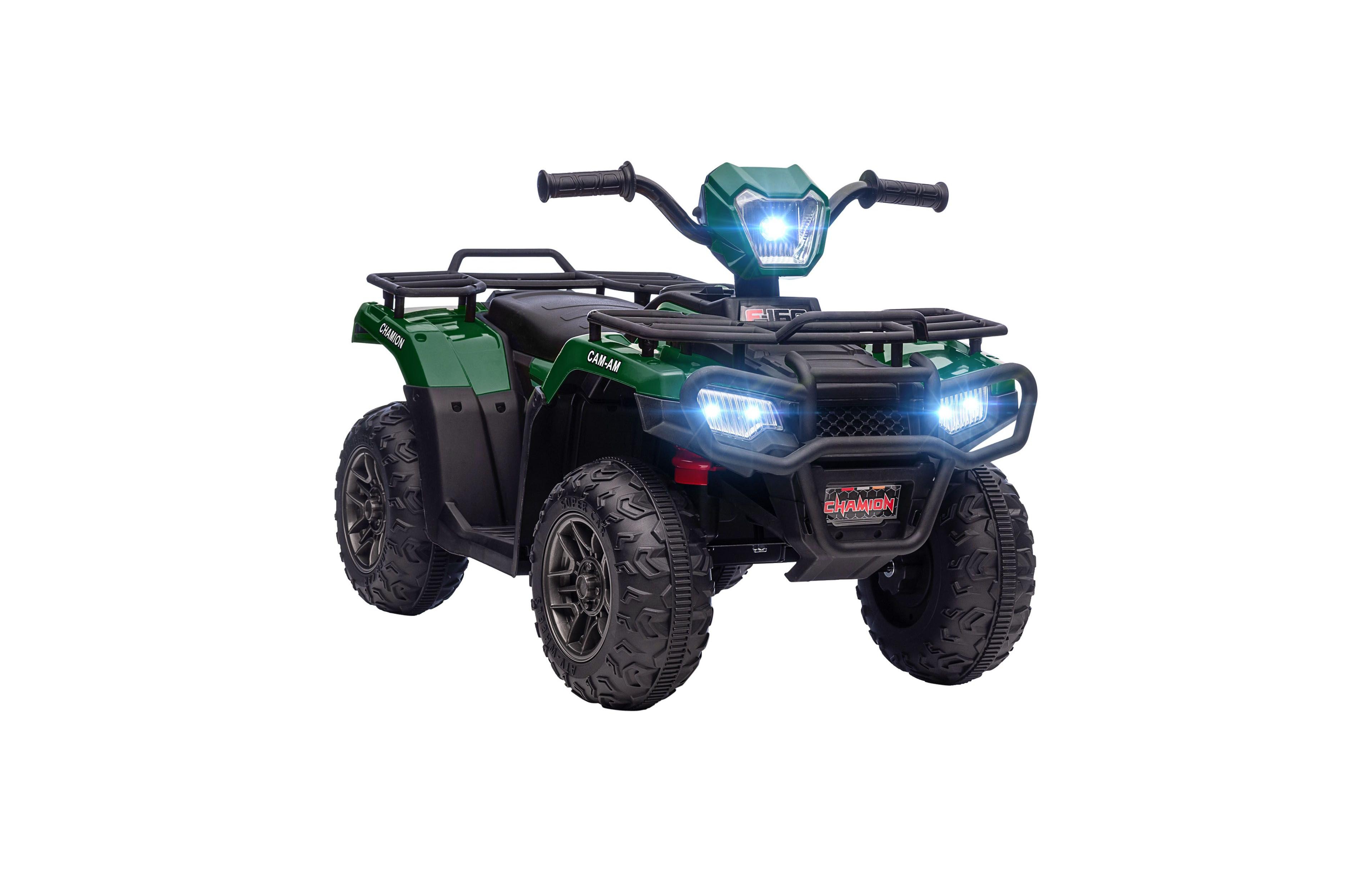 Sevorley Kids Ride-On Atv with Headlights and Music, 12V, Ages 3-7 Years