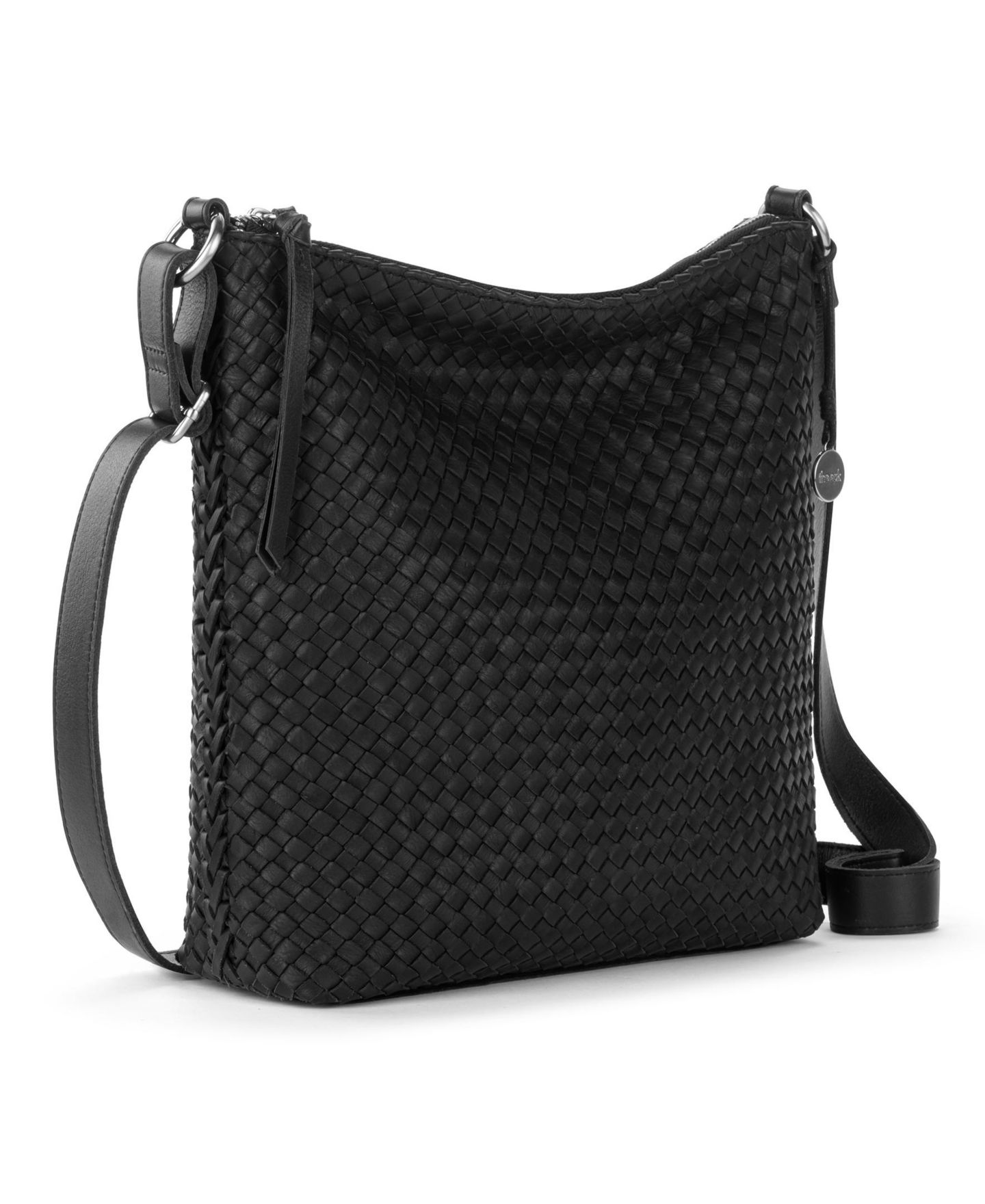 Женская сумка The Sak Lucia Leather Crossbody Handbag, цвет: Чёрный — фото 2