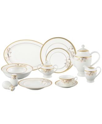 Rosalia 57-PC  Dinnerware Set, Service for 8 