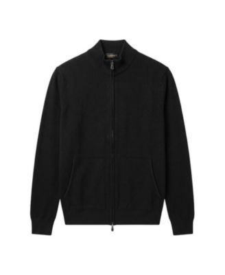 Men's Regular-Fit Full-Zip Mock Neck Sweater