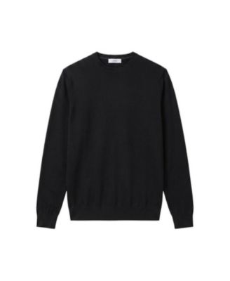Men's Merino Wool Crewneck Regular-Fit Sweater