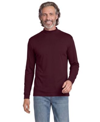 Men's Cotton Supima Mock Turtleneck