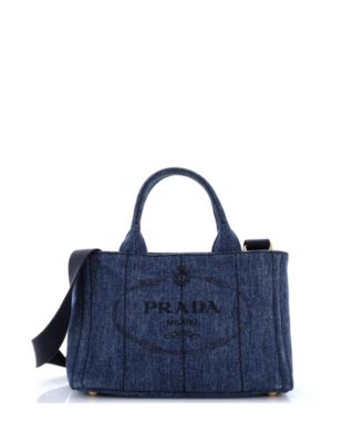 Mini Canapa Convertible Tote Denim