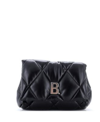 Medium Touch Clutch Quilted Puffy Leather