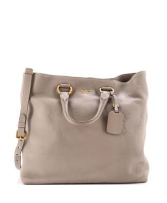 Large Convertible Shopper Tote Vitello Daino