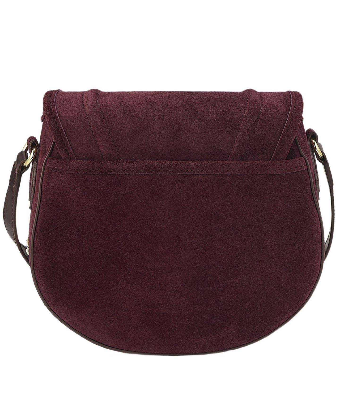 Женская сумка GiGi New York Jenni Suede Small Adjustable Crossbody, цвет: Шелковичный — фото 2