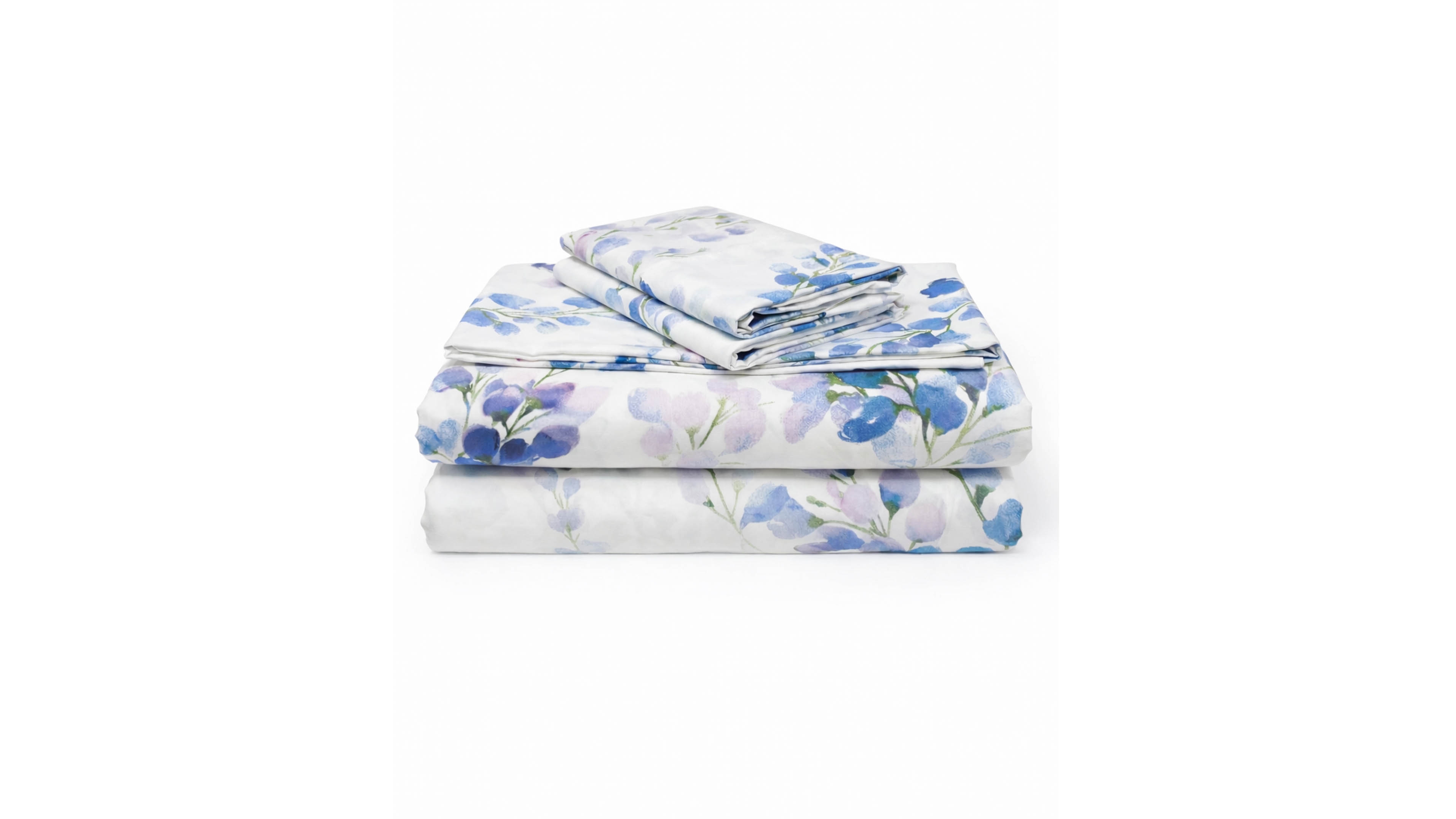 Azores Home Printed Microfiber Deep Pocket 4-Piece Sheet Set, Full