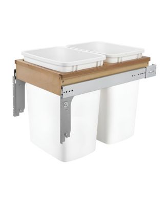 Pullout Trash Cans, Full-Height Cabinet, 50 qt.,4WCTM-1850DM2-419-FL