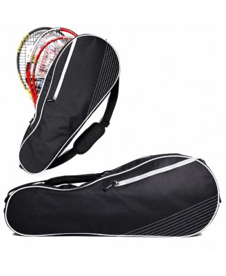 Tennis Racket Bag Holds 3 Rackets Padded Tote With Shoulder Strap