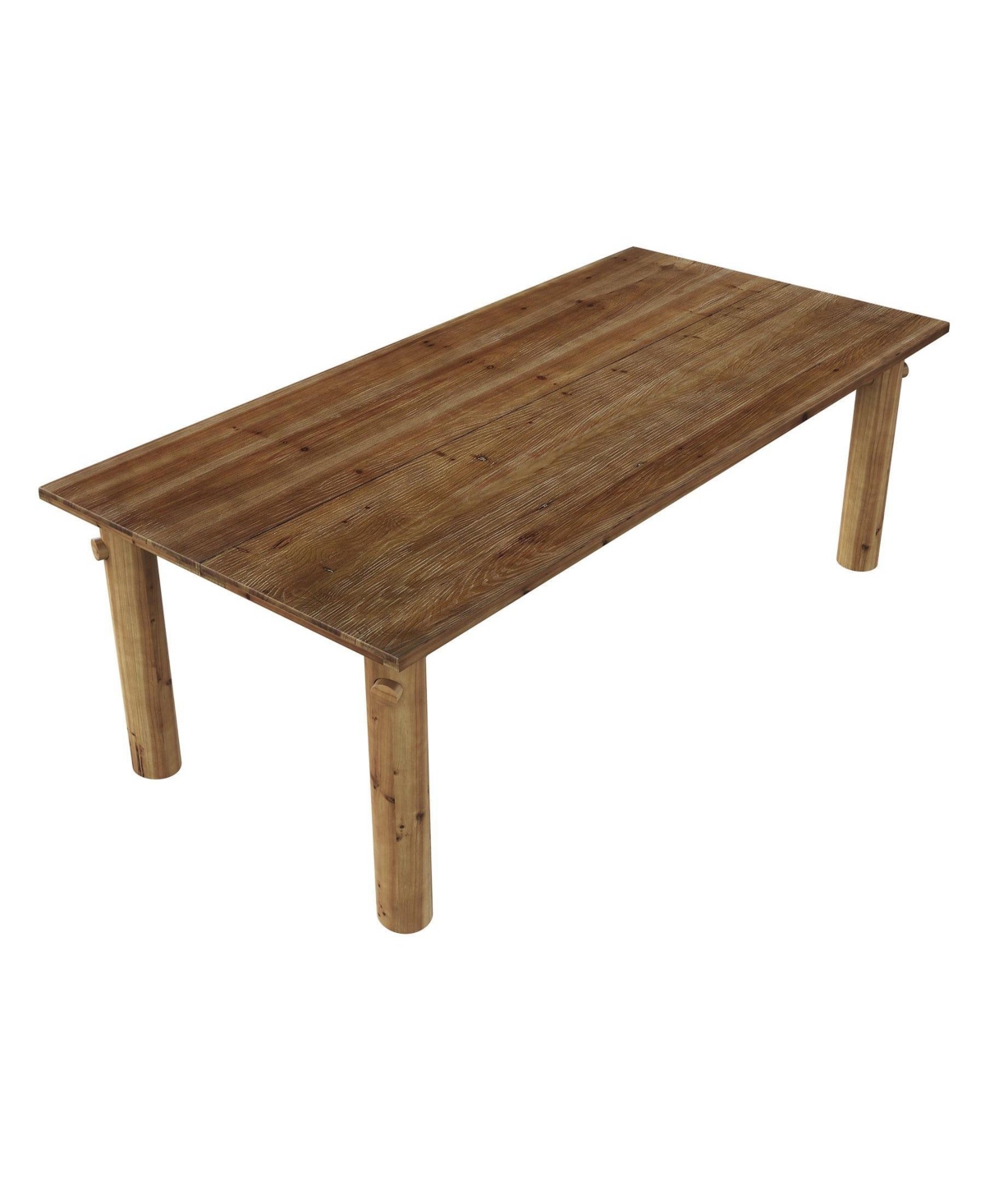 Slickblue Modern Solid Wood Kitchen Table with Rectangle Design for 6 Person Seating