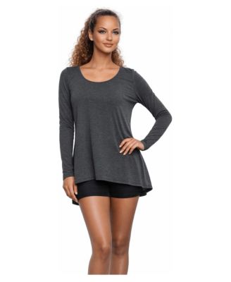 Women's Hi-Low Long Sleeve Tunic