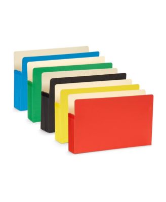 10 Pack Expanding File Folders Legal Size Accordion File Pockets Color Coded