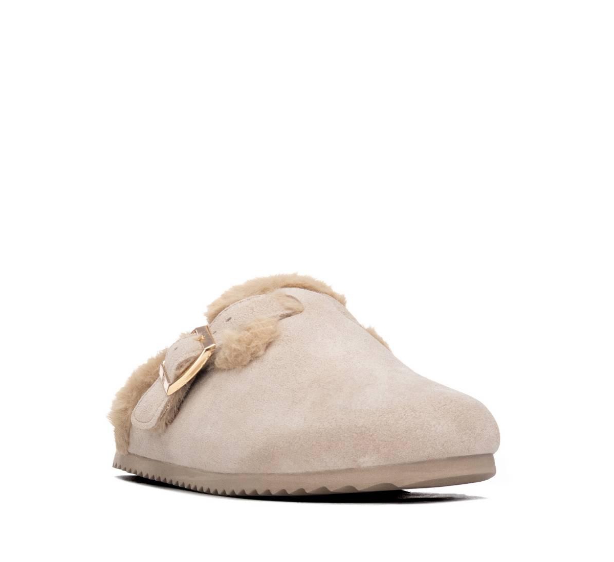 Xti Women's Suede Round-Toe Clogs