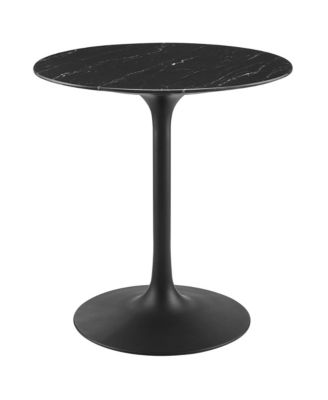Lippa 28" Round Faux Marble Dining Table