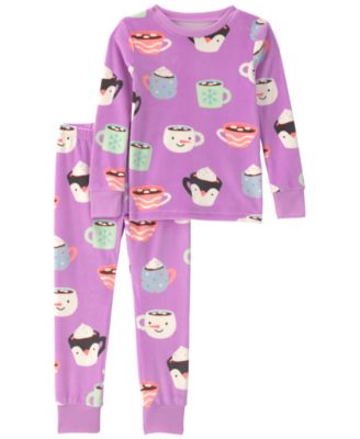 Toddler Girls' 2T-5T Hot Cocoa Snug-Fit Pajama, 2-Piece Set