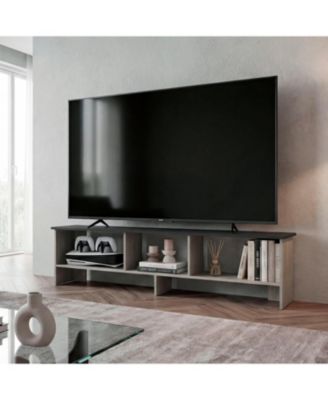 Modern TV Stand with Multi Open Shelves for 60 Inch TV Media Console