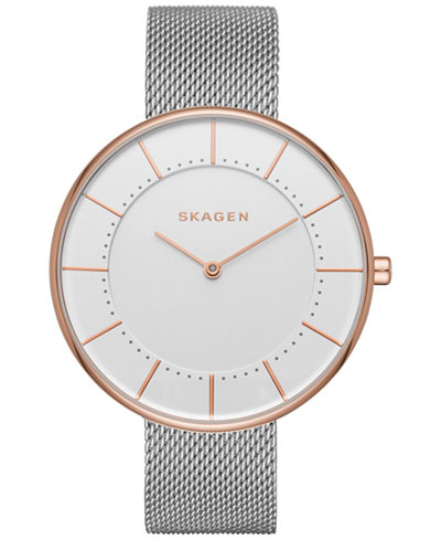 Skagen Women's Stainless Steel Mesh Bracelet Watch 38mm SKW2583
