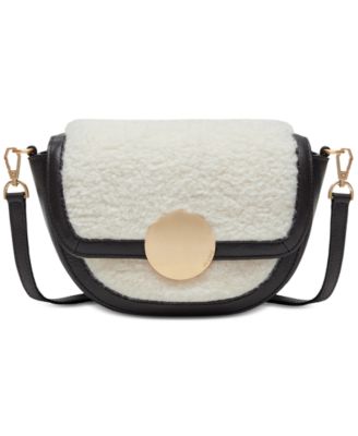 Lottie Eco Fur Small Crossbody Handbag