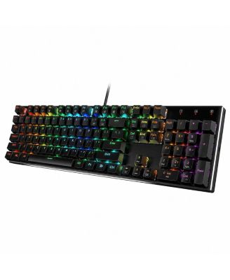 Wired Mechanical RGB Hot Swappable Gaming Keyboard for PC, Mac