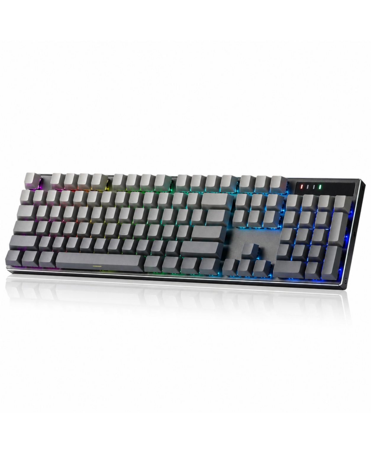 Lofree Wired Mechanical Rgb Hot Swappable Gaming Keyboard for Pc, Mac - Gradient gray custom switch